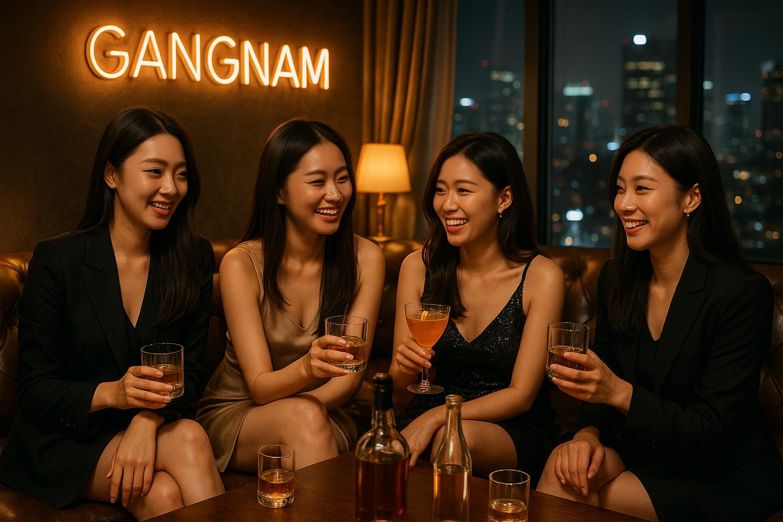 강남 달토 하이퍼블릭 룸 내부 모습과 맞춤형 초이스 시스템을 설명하는 이미지